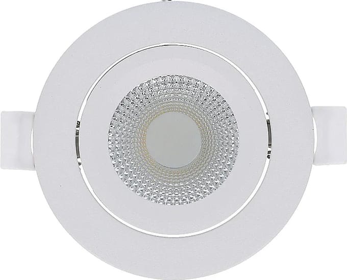 Bundel | 6x LED Inbouwspot | VARDA | 6W | CCT-Switch of Dim2Warm | Rond | Wit | Lage inbouw diepte | CCT - Switch