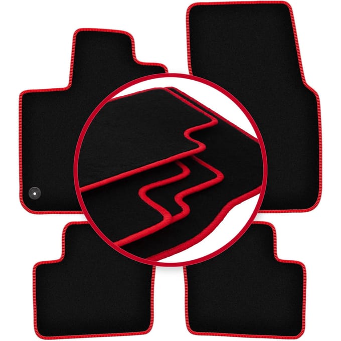 CARLUX-RED automatten voor: Renault Twingo III hatchback (2014-)