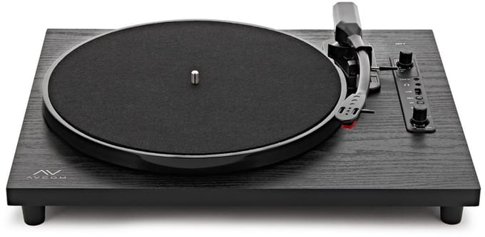 AVCOM Contemporary Draaitafel met Bluetooth, Zwart