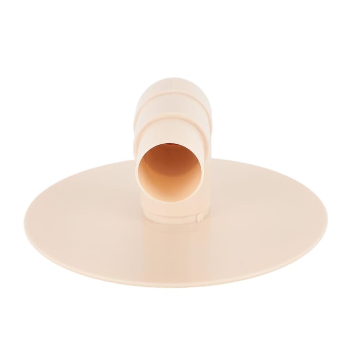 Plaque d'aspiration pour skimmer Remplacement Plaque adaptatrice d'aspiration pour skimmer de piscine avec coude de tuyau pour HydroTools white