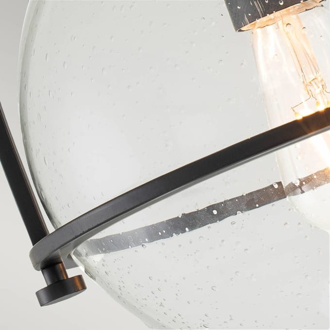 Hinkley LED Plafondlamp Somerset | 1X E27 Max 60W | Dimbaar | Black