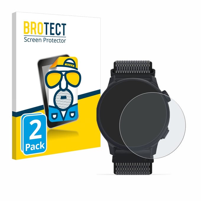 BROTECT - Screenprotector voor Coros Pace 2 - Folie Beschermfolie matte 2 Stuks