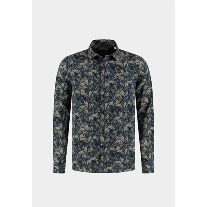 Dstrezzed Ds_dax Shirt Dk. Navy Größe: M | Casual hemden Outlet | Herren | Blau