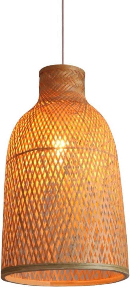 Fine Asianliving Bamboe Webbing Hanglamp Paisley D30xH55cm