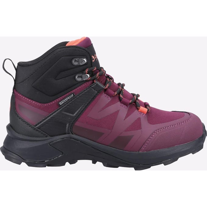 Cotswold Horton Netten Dames Bordeauxrode Wandelschoenen