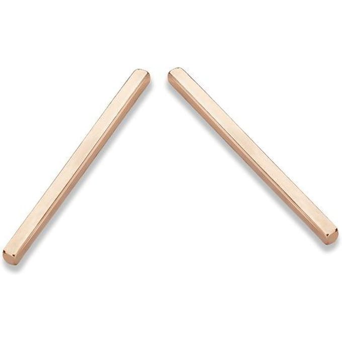 Casa Jewelry Oorhangers Stick - Rosé Verguld