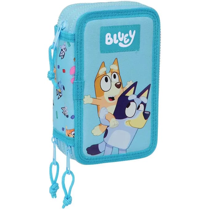 Bluey Gevuld Etui, Fun - 36 stuks - 19,5 x 12,5 x 5,5 cm - Polyester