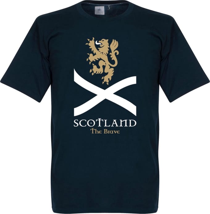 Schotland The Brave Saltire T-Shirt - S