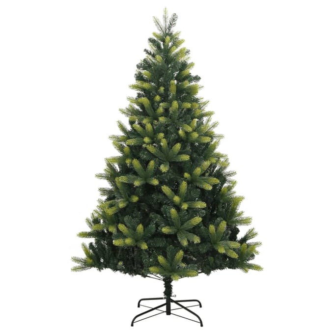 vidaXL - Kunstkerstboom - met - scharnieren - en - standaard - 180 - cm