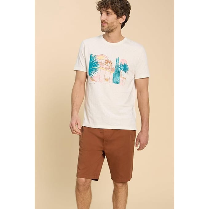 White Stuff Palmer Drawstring Short Mid Brown Taglia: W30 REGULAR | Pantaloncini Outlet | Uomo | Marrone