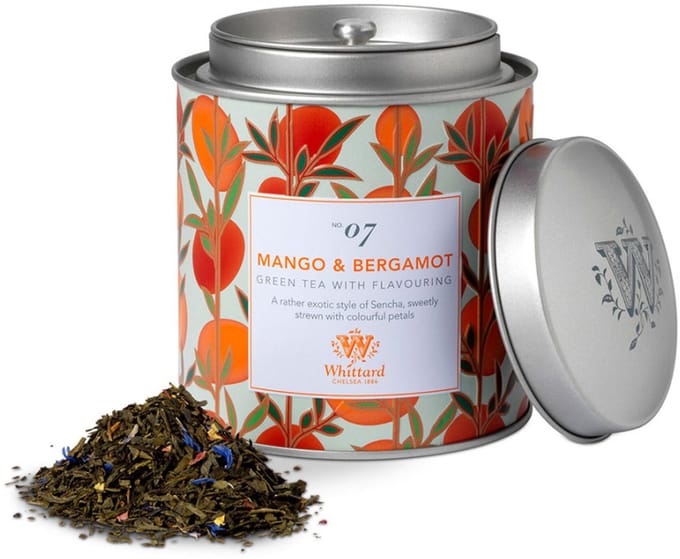 Groene thee Whittard of Chelsea Thee Discoveries Mango & Bergamot, 100 g