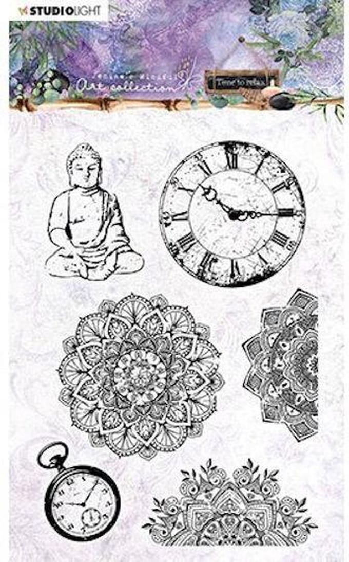 Studio Light -Clear stamp A6 Jenine's mindful art nr.17