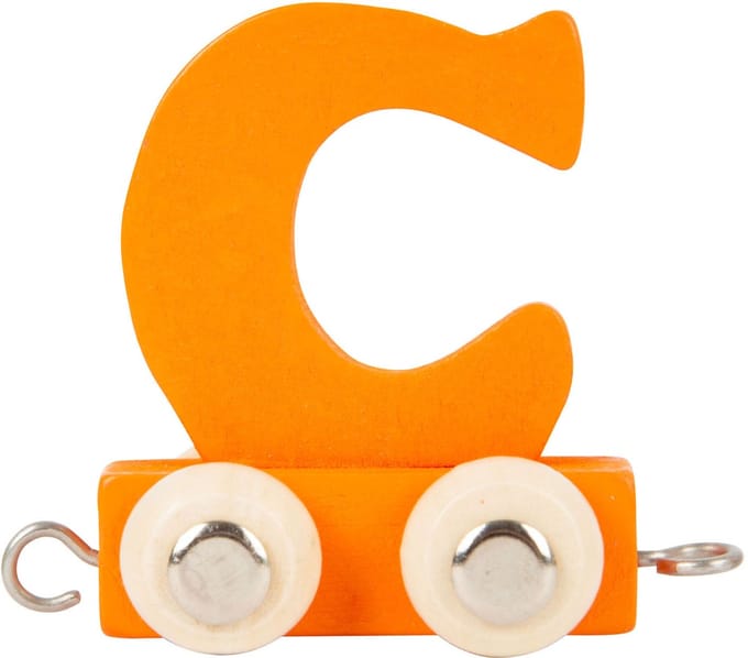 small foot - Coloured Letter Train C