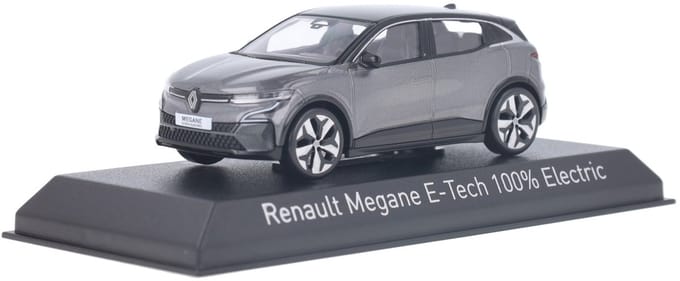 Norev - Renault Megane E-Tech 100% Grijs - Schaal 1:43