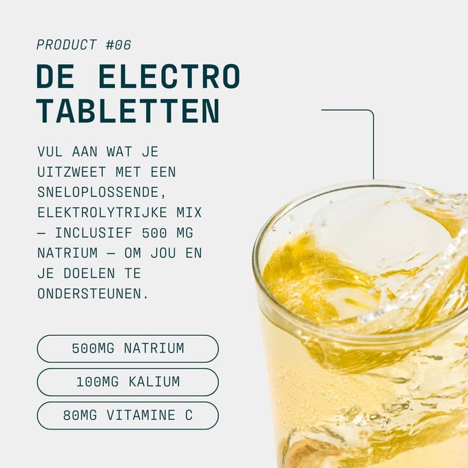 THE Electro bruistabletten - 12tabletten - Mango