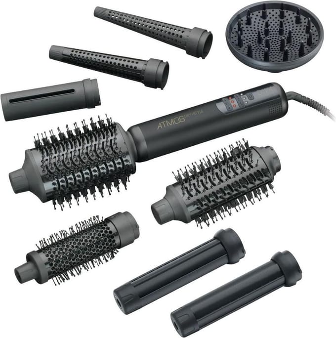 Diva Pro Atmos Dry & Style With Auto Aircurl Zwart