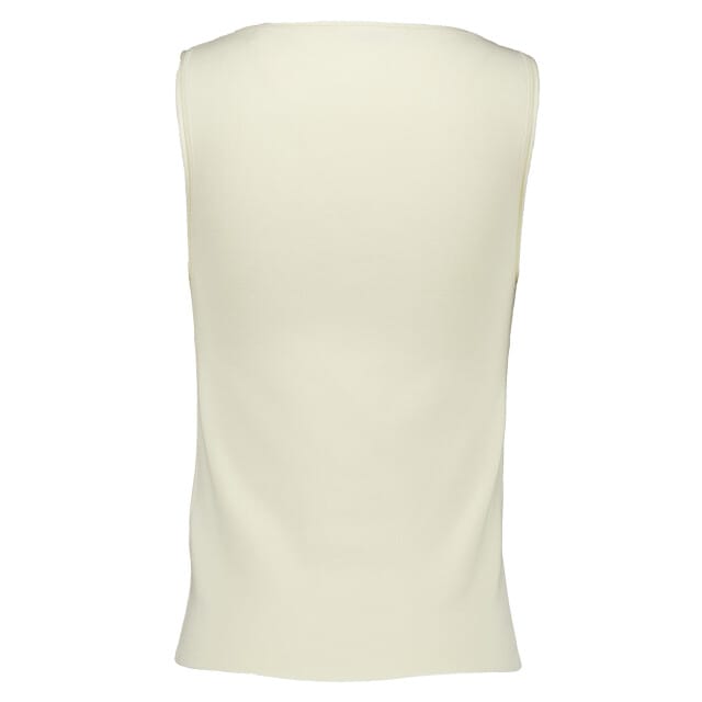 Olaf Retro Logo Sleeveless Knit Singlets Off White W240704