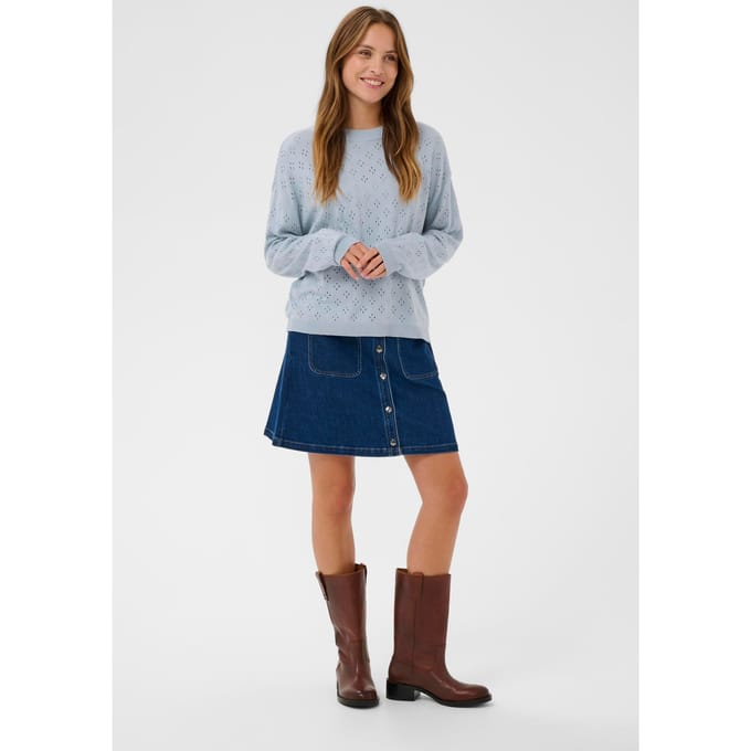 Saint Tropez OlineSZ Pullover Dames Trui - Kentucky Blue