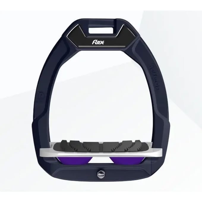 Verstelbare veiligheidsstijgbeugels Grip Groen/Grijs/Paarse Flex-On Safe-On