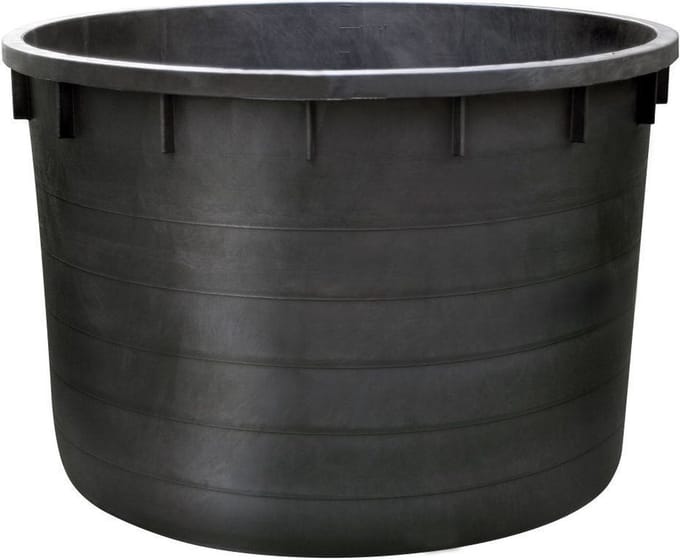 750 liter Kuip Zwart - Bomen - Plantcontainer