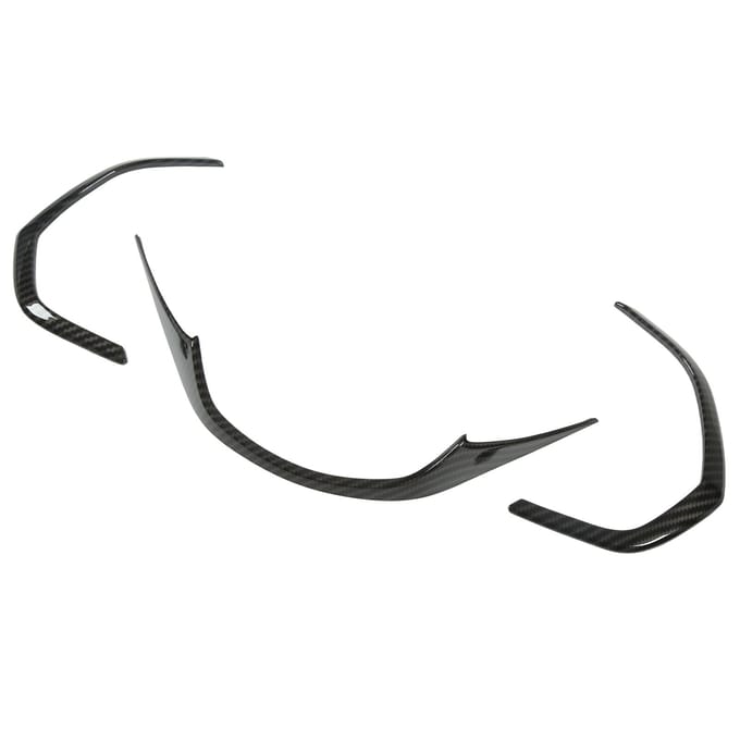 Middenconsole Dashboard Paneel Trim Koolstofvezel Kleur Vervanging voor Corvette C7 2014?2019 gray