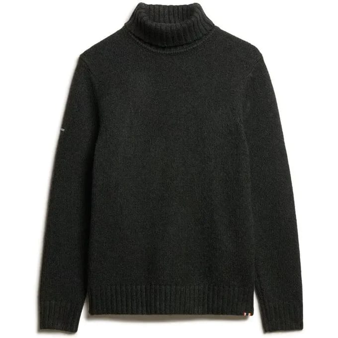 Superdry - Geborstelde coltrui - Heren - Sweaters