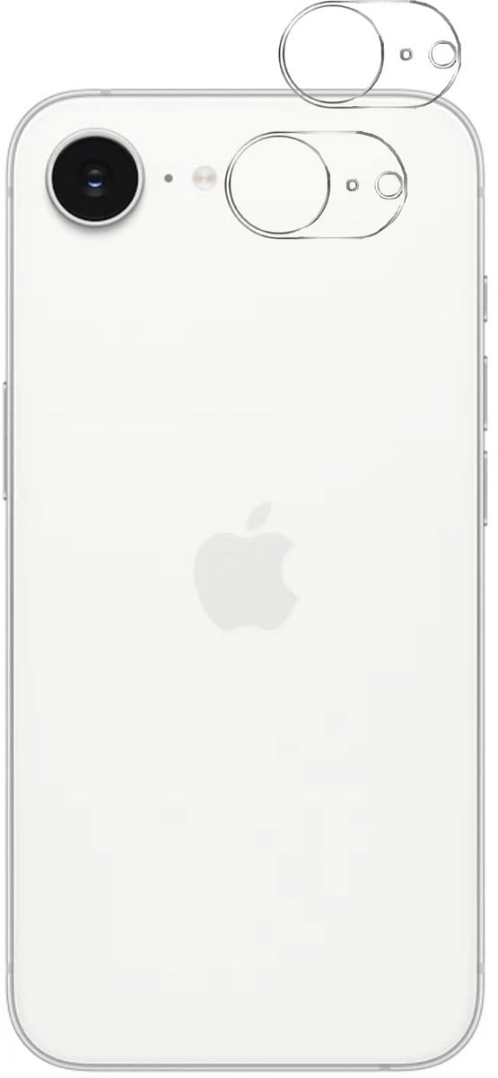 Camera Protector geschikt voor iPhone 16e - 2 stuks van glas Transparante glazen