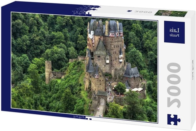 Kasteel Puzzel - Puzzel Stukken - Ontspanning Thuis - Gedetailleerd Ontwerp - 2000 Stukjes - Multi Color