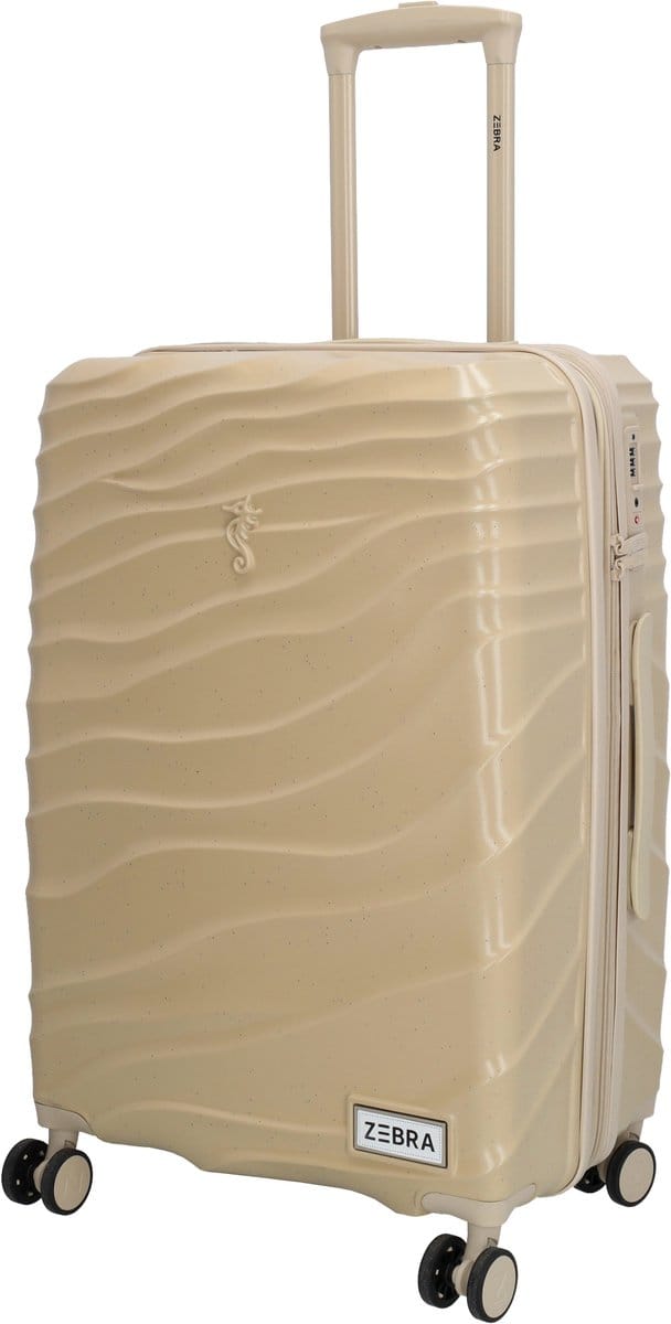 Zebra Trends Sandy Koffer - 24 Inch - Expandable - TSA - Middelgroot - Reiskoffer - Reizen - Vakantie - Travel - Zand