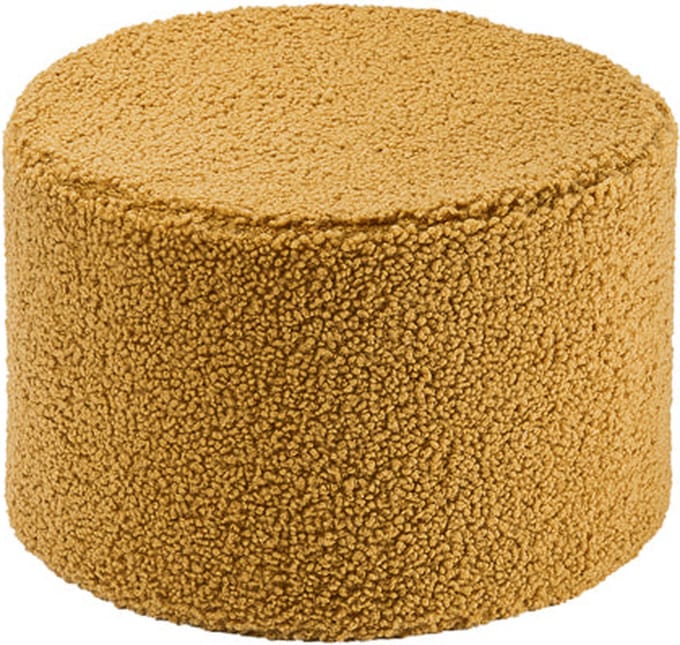 Wigiwama Teddy Pouffe / Poef - Ø40x25cm - Maple