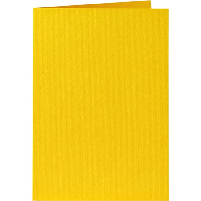 Correspondentiekaart Papicolor dubbel 105x148mm dottergeel pak à 6 stuks