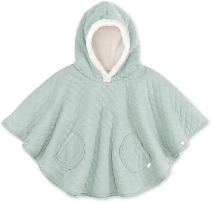 Reisponcho Gewatteerd - Baby Jas - Veilig Reizen - Teddy Voering - 70-110cm - Lunar