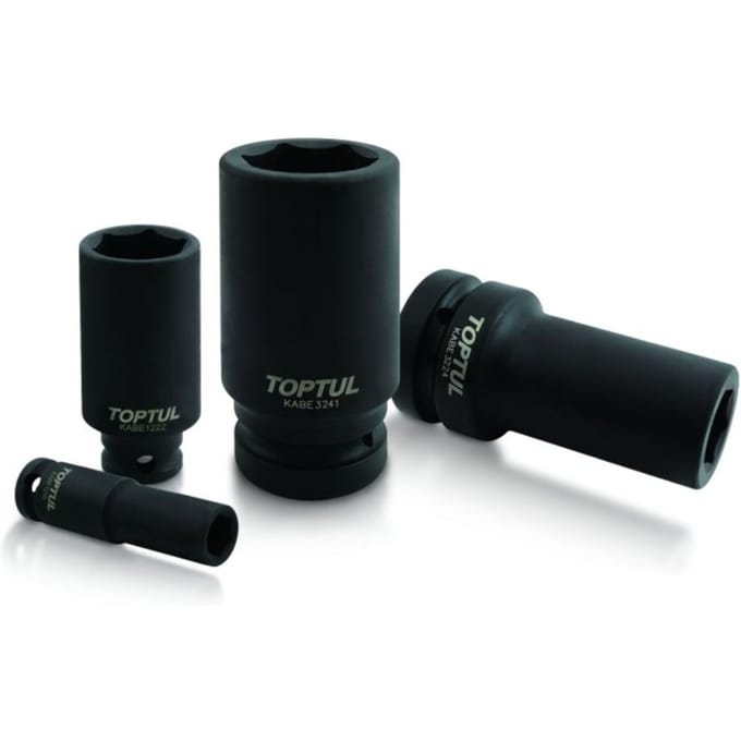 Slagmoerdop TOPTUL 3/4 inch 19 mm 6-kant lang