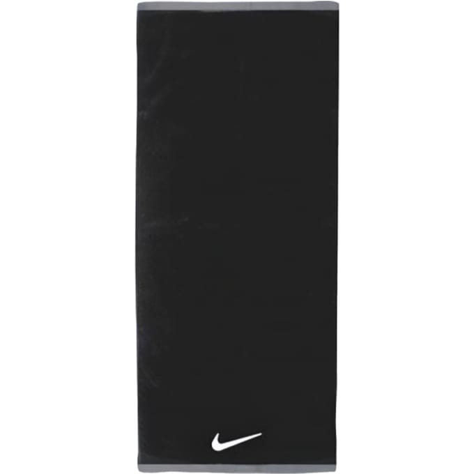 Nike Fundamentele handdoek (Zwart/Wit)