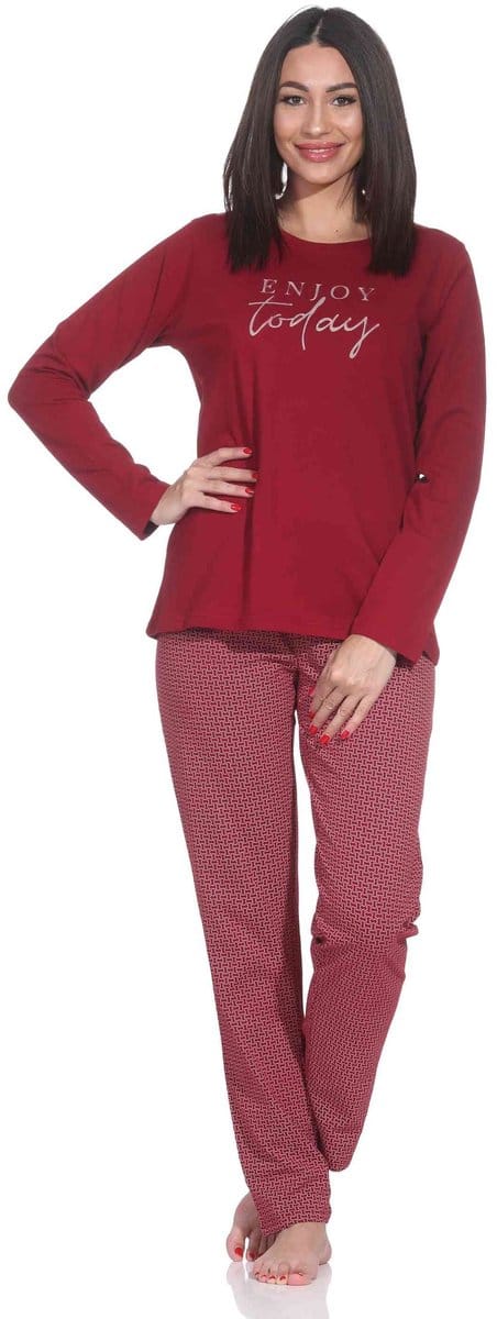 Normann dames pyjama met lange mouwen in een prachtige look