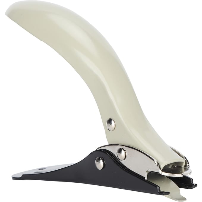 Nietjesverwijderaar 50 stuks, niet-aaneengesloten, binnen 25 mm (1,0 inch), koolstofstaal, zwaar uitgevoerd, ergonomisch ontwerp white
