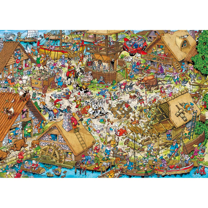 Ravensburger Ray's Comic Series - Time Travel 1 - Classical Era - 1000 stukjes Legpuzzel