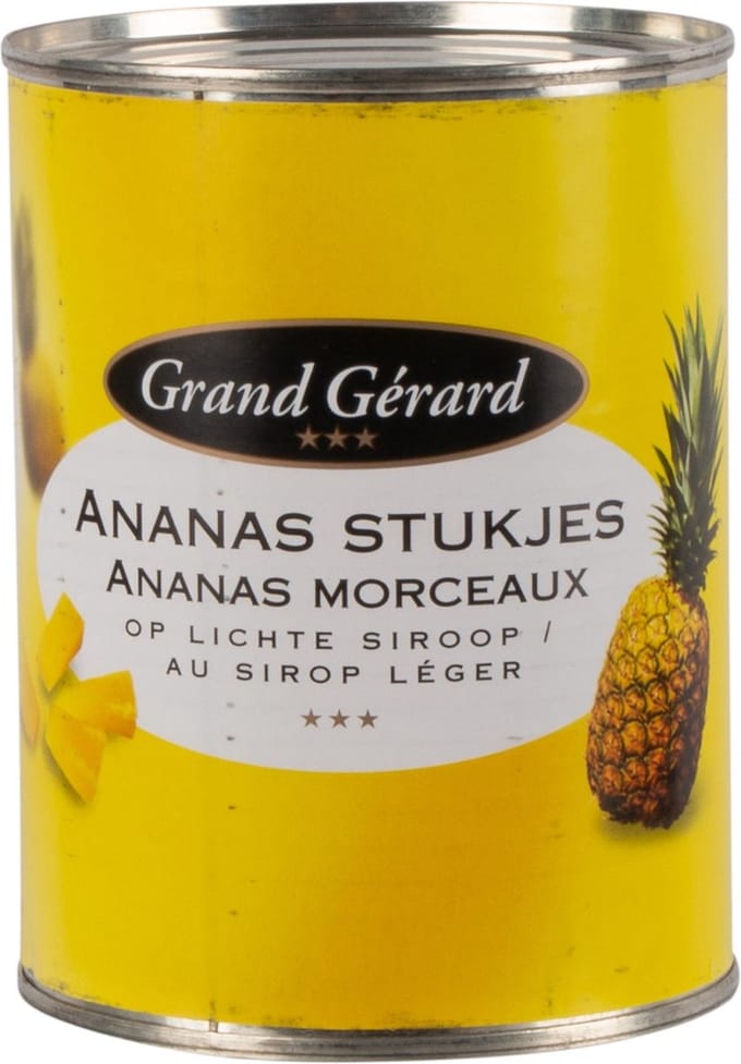 Grand Gerard | Ananasstukjes Blik | 6 x 567 gram