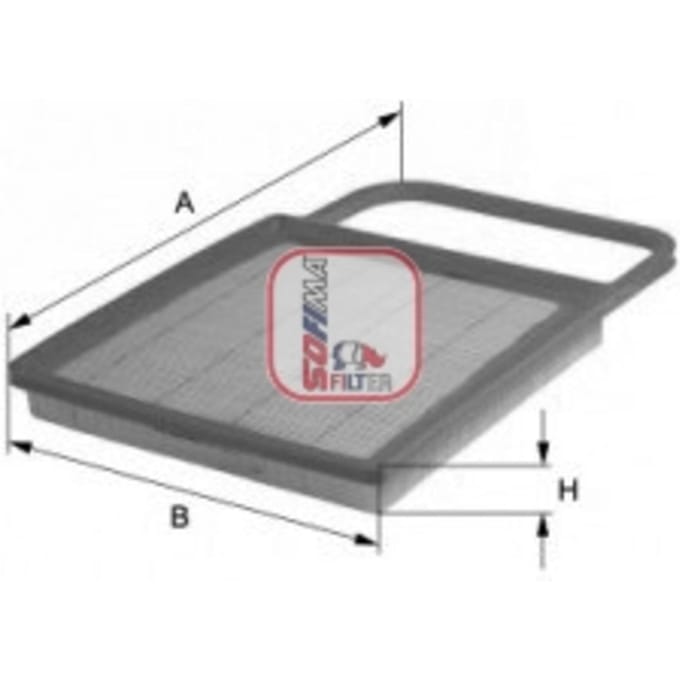 Luchtfilter SOFIMA S 3A69 A