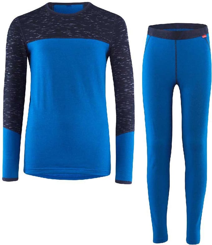 Loeffler Starlit Transtex Warm Lange Mouwen Basislaagset Blauw 152 cm Jongen