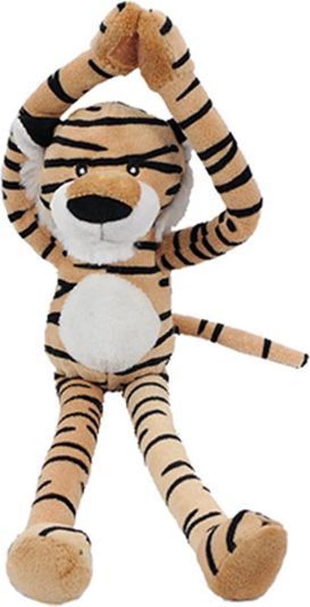 Pia Soft Toys - Pluche knuffeldier - Hangtijger 40 cm