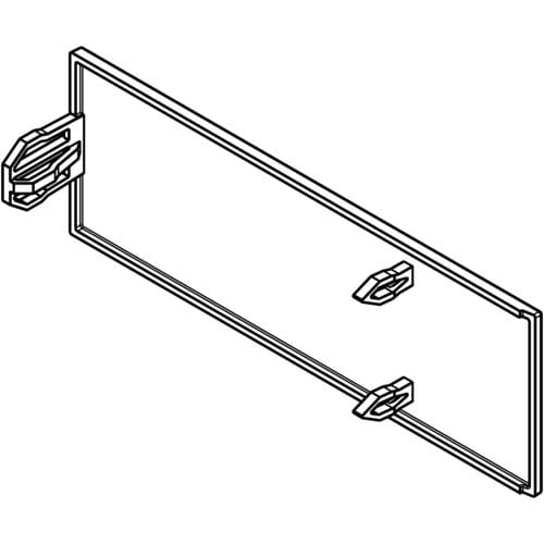 AEG deksel, scharnier, boven, 7820, 121.76x41.6mm 140167459019
