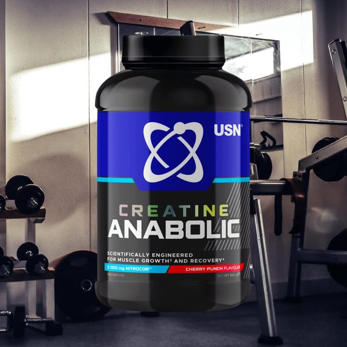 USN Creatine Anabolic 5000 (900g) Cherry Punch - Creatine - Creatine-Mix