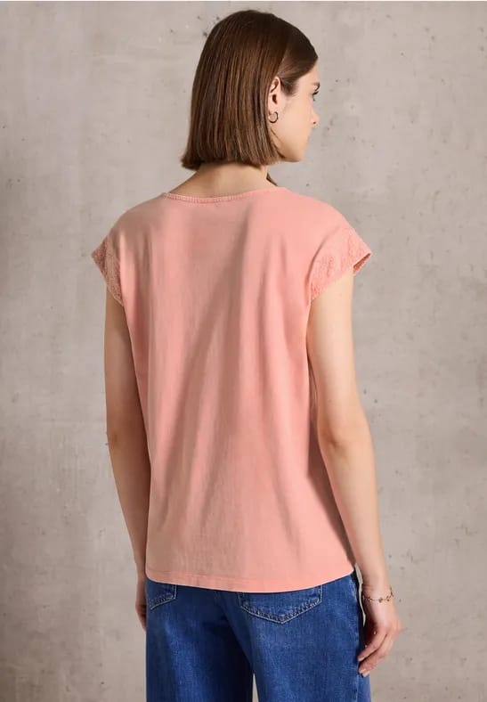 Shirt met gewassen look