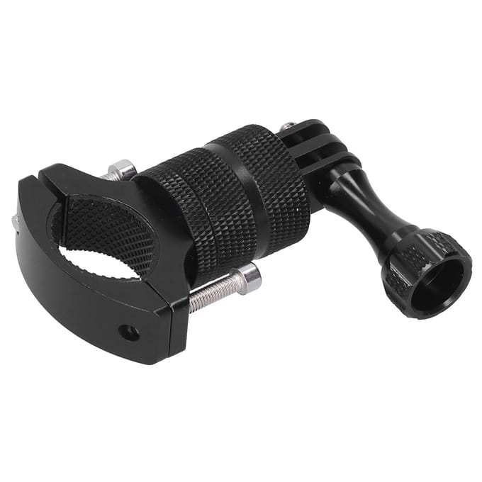 Support de guidon de moto à 360 degrés pour caméra GoPro Insta 360 Yi black