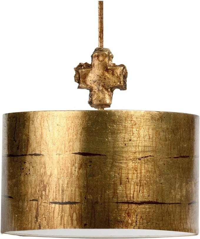Flambeau LED Hanglamp Fragment | 1X E27 Max 60W | Dimbaar | Aged Gold