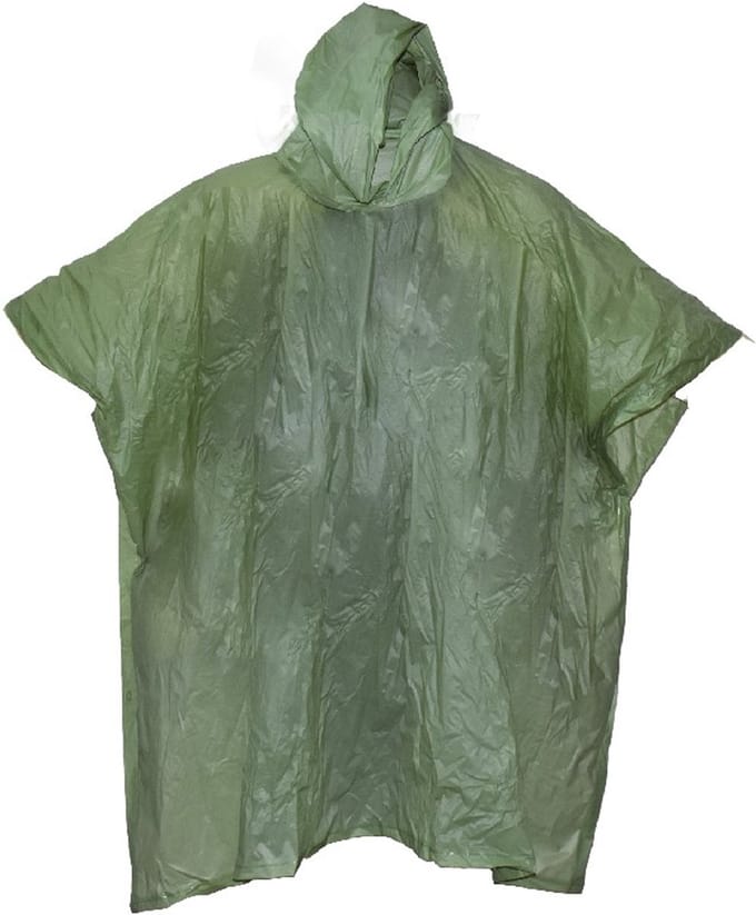 Benson Regenponcho - One size - Groen