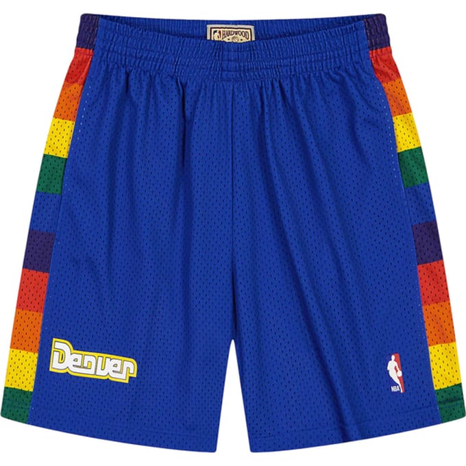 Mitchell And Ness NBA Denver Nuggets NBA Denver Nuggets Korte Broek Blauw