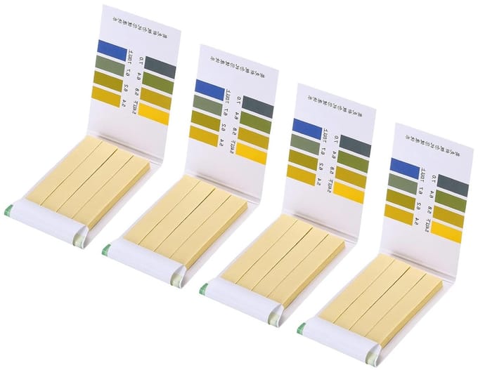 PH Test Strips voor Water, Voedsel en Bodem - 80 Indicator Papers voor Alkaline en Zuur Testen