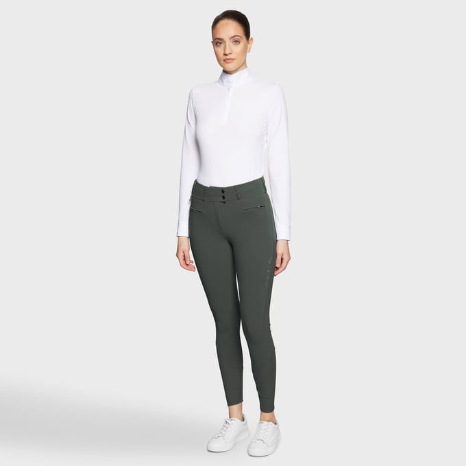 Samshield Claranova Full Grip Hoge Taille Dames XL Dark Forest